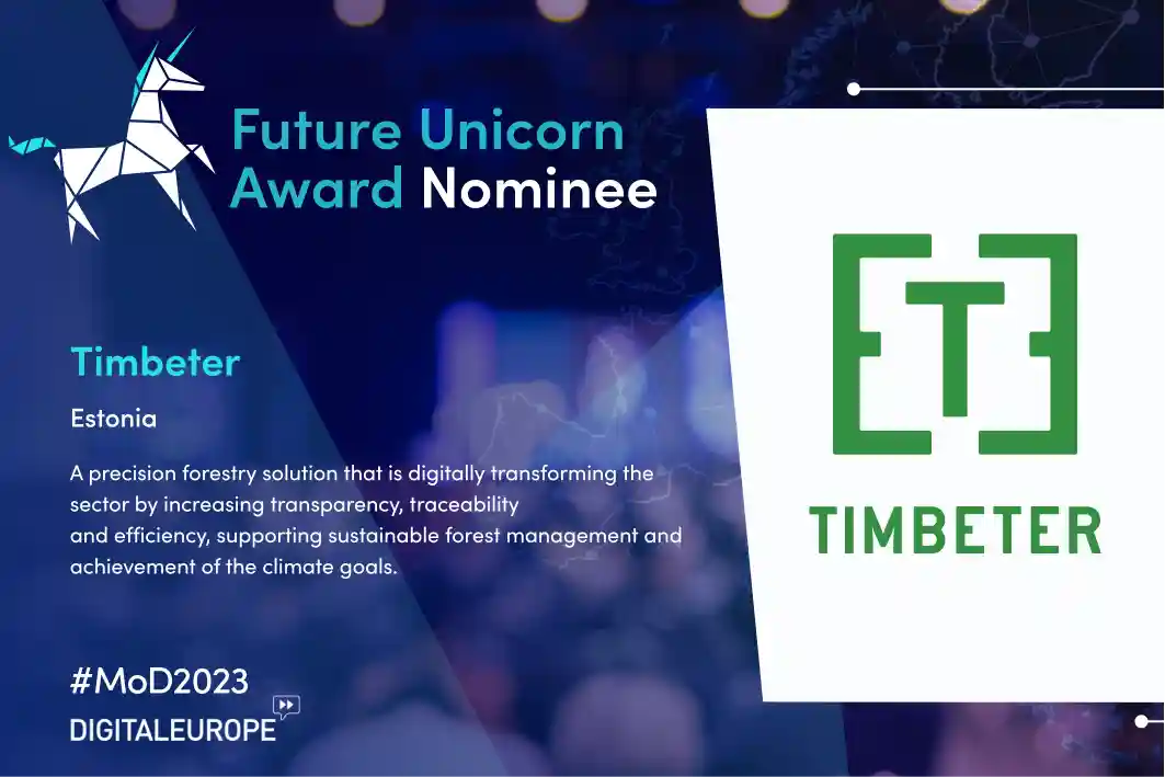 Timbeter faz parte da lista de indicados ao Future Unicorn Award como um dos nove principais scale-ups europeus de tecnologia