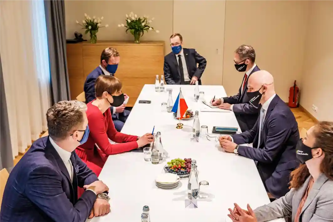 Timbeter takes part of a state visit of the President of Estonia to Poland