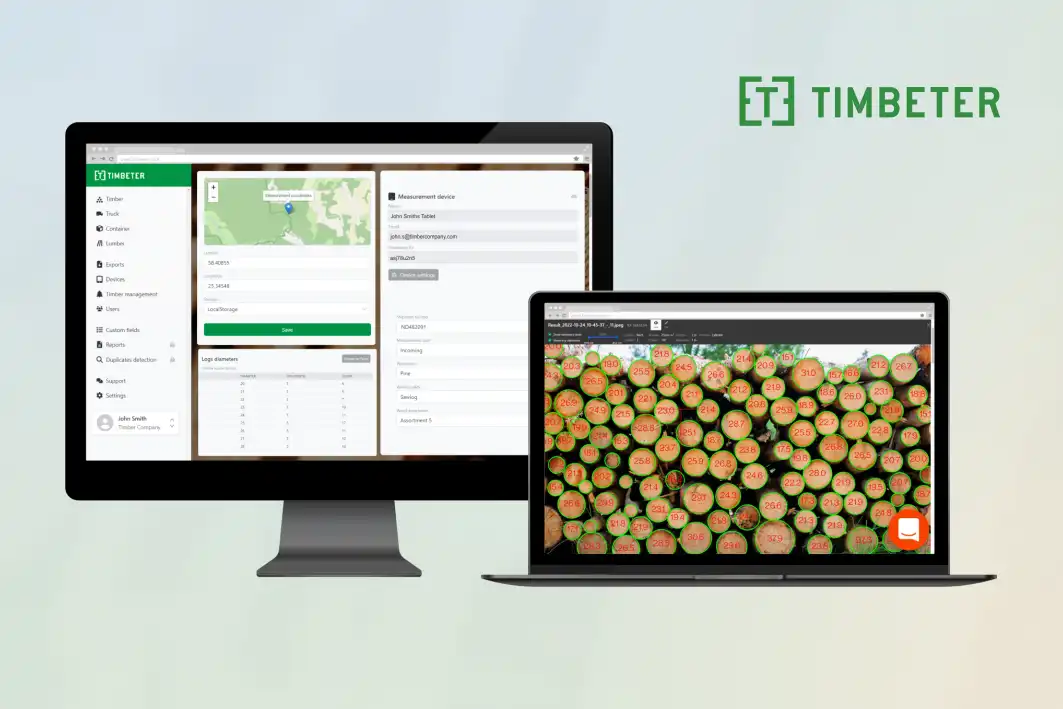 Timbeter Dashboard aitab ettevõtteid puiduhalduses mitmel viisil